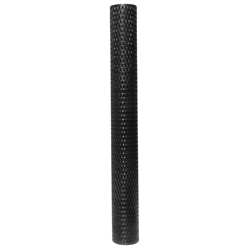 Charrie Polyethylene Balcony Privacy Screen, 400cm W x 90cm D, Black