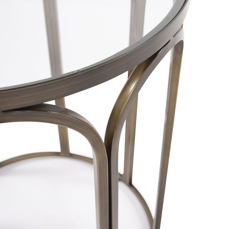 Glass End Table