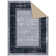 Non-Slip Bordered Area Rug For Living Room, Hallway Runner, Entryway Rug