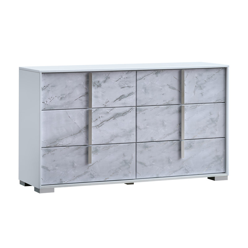 Commode blanche 55,5 po Lunigiana
