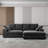Daisy Cozy Corduroy L-Shaped Sectional Left or Right Reversible-681742307
