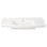 39" Olney White Porcelain Rectangular Wall Bathroom Sink with Overflow