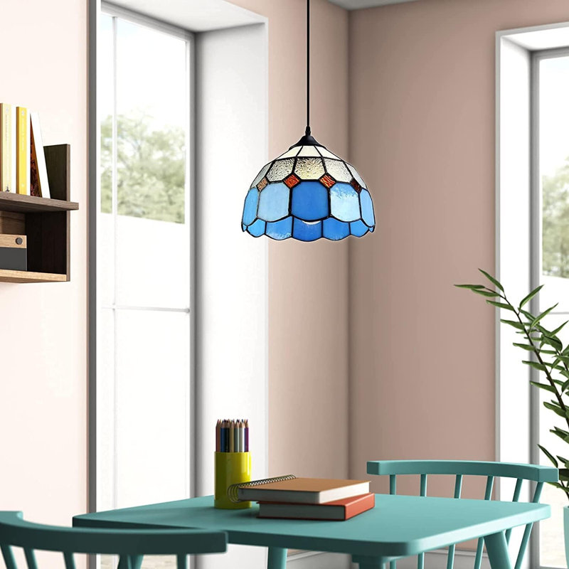 Luminaire suspendu en acier inoxydable à 1 lumière Demorrio