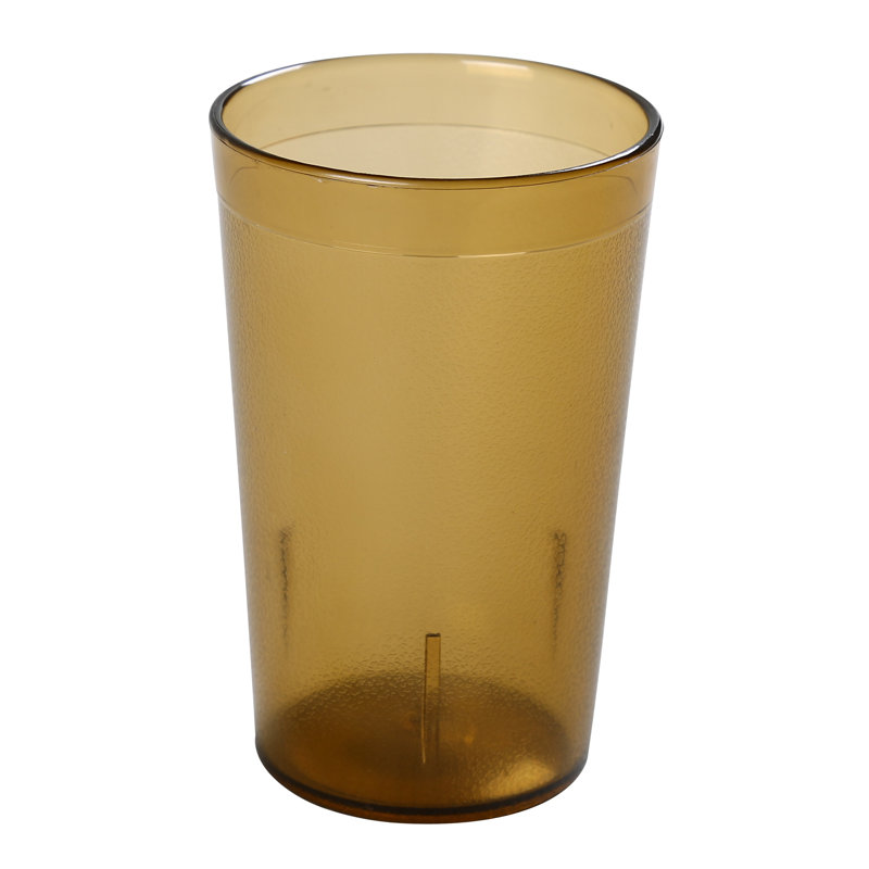 Verre à boire en verre, Ambre, Verre