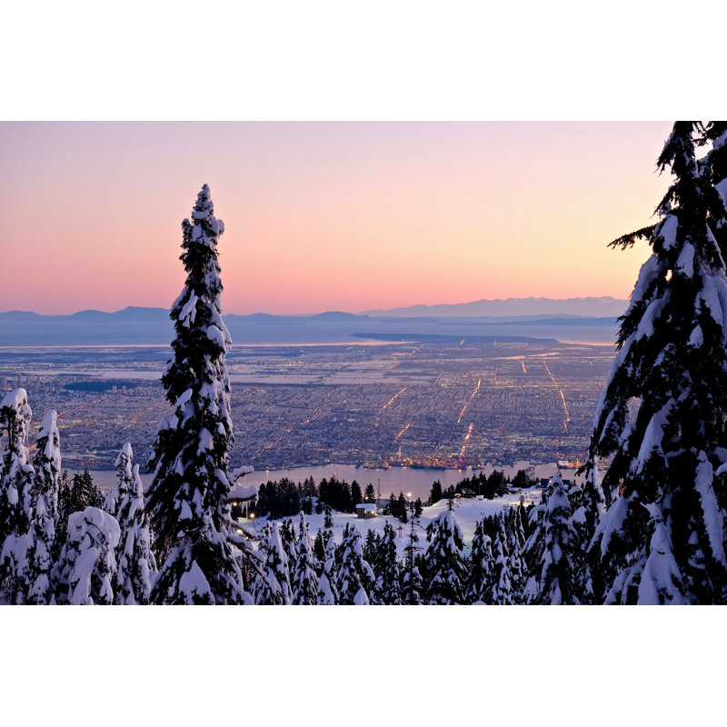 Halwarth Sunset From Grouse Mountain par Marina_Poushkina - photographie sur toile tendue, H 8 po x l 12 po