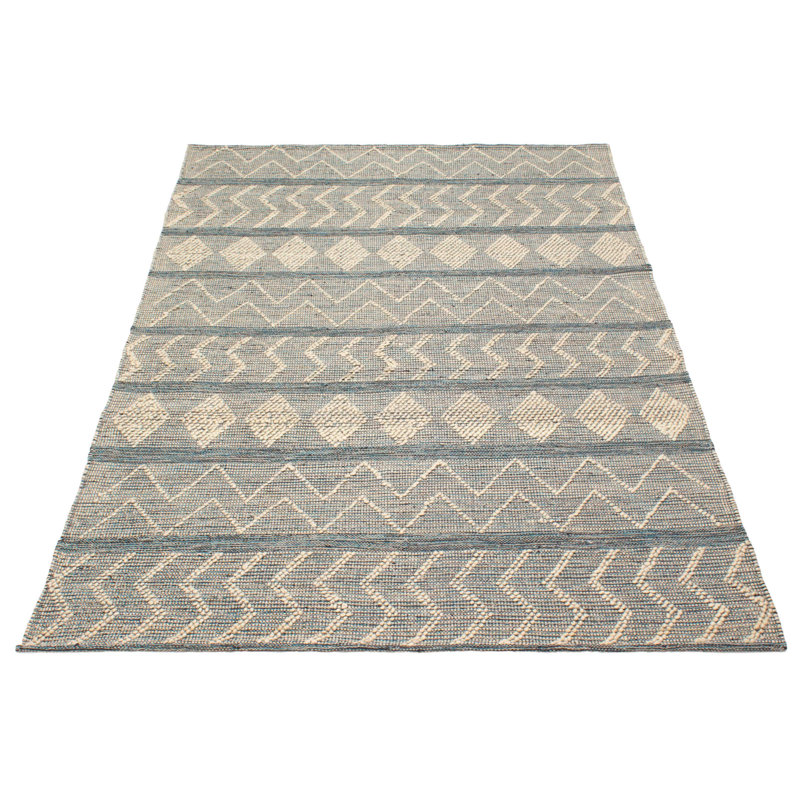 Tapis unique en laine nouvel âge 6 pi 1 po x 9 pi 3 po Delesia