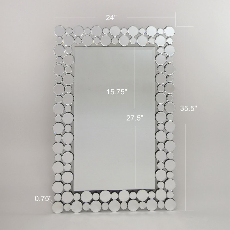 Diamond Cut Princess Mirror