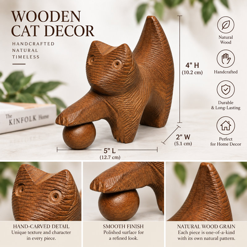Figurine de chat Albizia