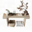 Console rustique à finition bois vieilli-1465338107