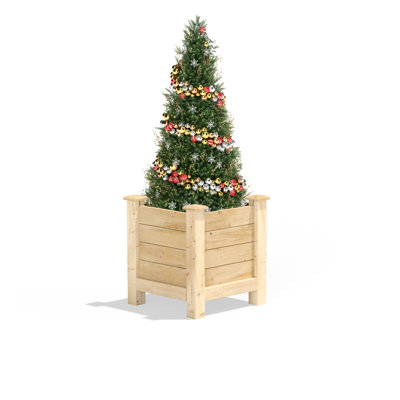 Wood Elevated Planter