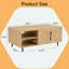 Table basse avec rangement en MDF Brock