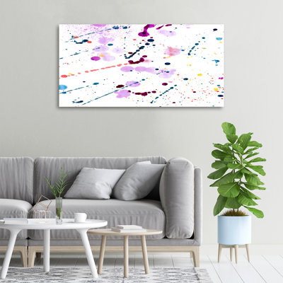 Abstract Stains - Wrapped Canvas Print
