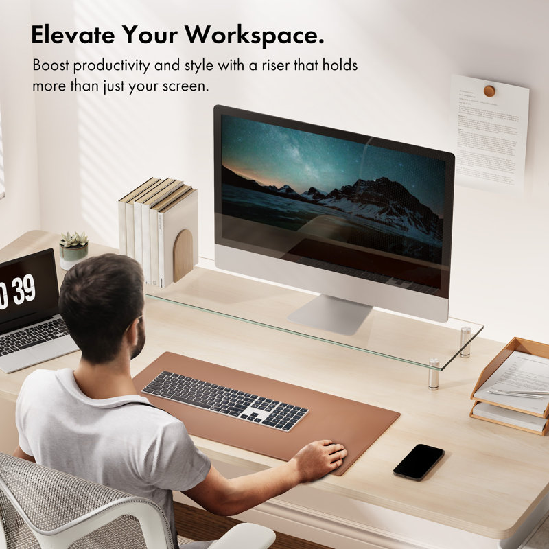 Glass Monitor Stand