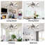 Abson 7 - Blade LED Ceiling Fan with Remote Control and Light Kit Included-1277035818