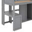 Lit mezzanine simple avec tablettes et garde-robe-1444365823