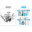 8 Pcs 12'' Magnetic Tool Holder Strip