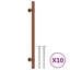 Metro Lane Cabinet Handles 10 Pcs Black 320 Mm Stainless Steel-236567810-236567929