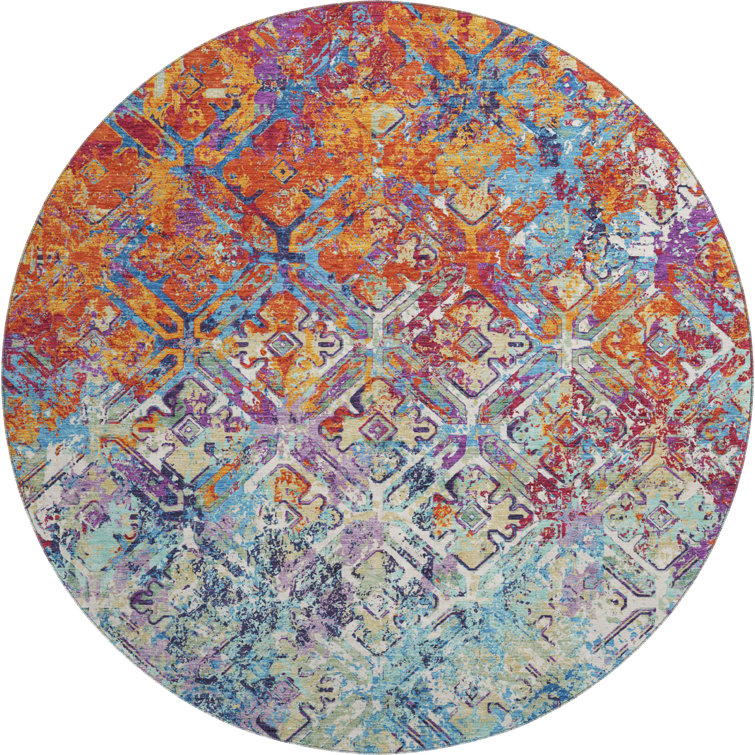 Premium Machine Washable Prisco Copper Rug