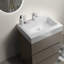 Meuble-lavabo de salle de bain 24 po - gris, grande capacité, meuble-lavabo à tiroir lisse, silencieux, rangement-948449817-948449811-948449822