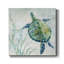 Tortue de verre de mer II - reproduction d'art sur toile tendue-1349199941