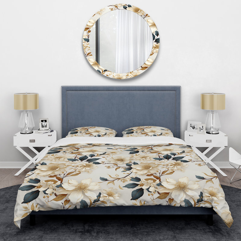 Literie Botanicals, Housse de couette simple + 1 taie décorative stan