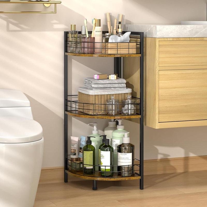 Étagère sur pied pour salle de bain