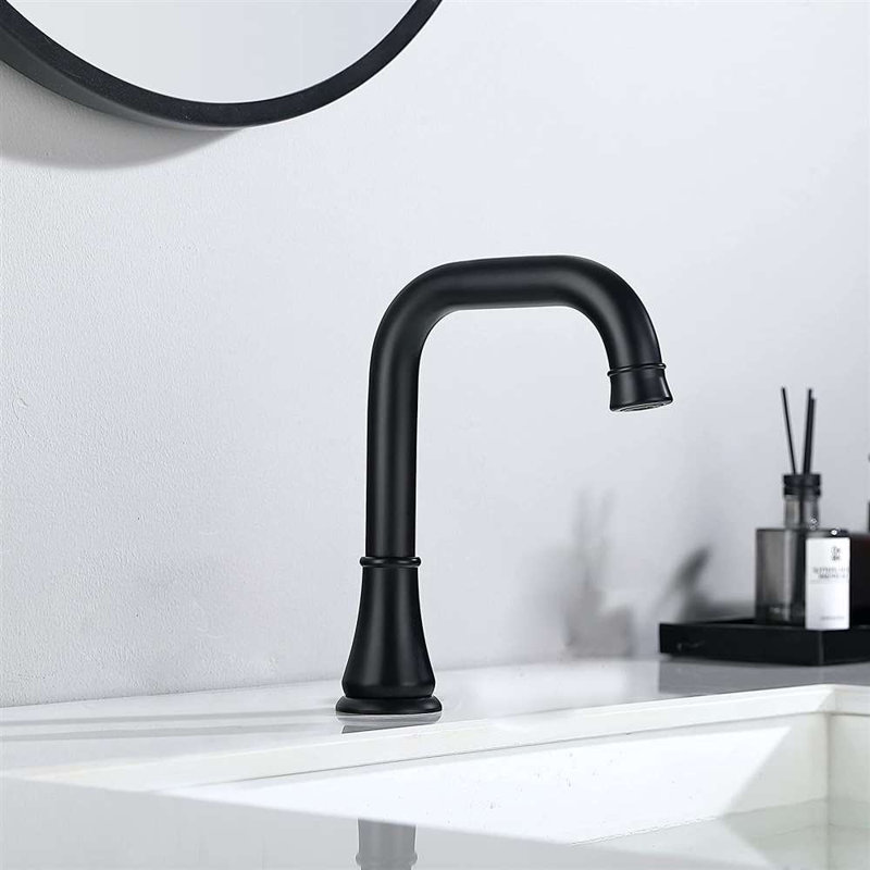 BathSelect Venosa Matte Black Automatic Touchless Sensor Faucet
