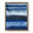 Toile avec cadre noyer