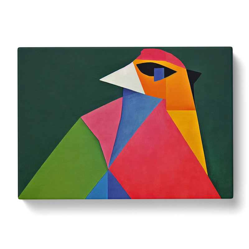 Fine Abstract Bird - Wrapped Canvas, 40cm H x 60cm W x 3cm D