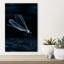 Dark Dragonfly Wings Dramatic Elegant Ethereal Dragonfly Nature Wildlife Wall Art Print 1 Piece Wrapped Canvas Wall Art-1760371322
