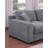 128"W Chenille Fabric Corner Sectional Sofa With Right-Facing Chaise, Cupholders, And Charging Ports-1874449054
