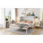 Grand lit escamotable mural avec tiroir et un ensemble de prises et de ports USB, blanc (ancien sku: LP000400AAK)-972673664