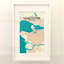« vancouver city map », reproduction d’impression sur affiche en tricolore-22634260