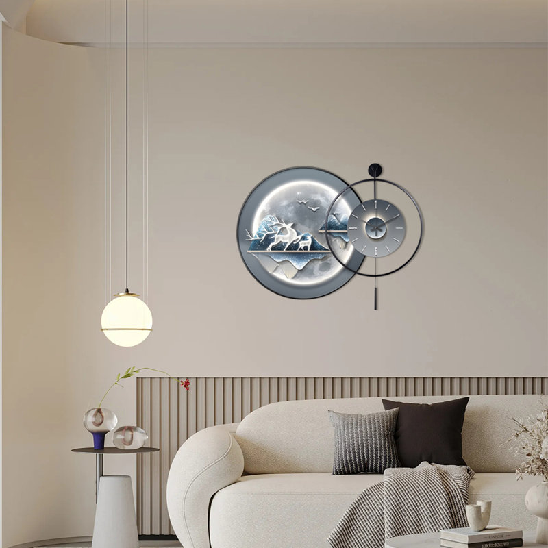 Alloy Aluminium Alloy Wall Clock