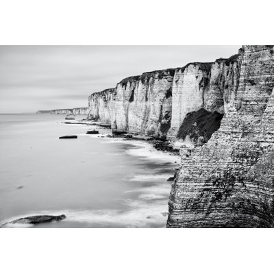 Normandy Cliffs Monochrome by Funky-Data