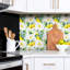 Aundrey 50x100 cm Pvc Singular Tile inGreen