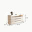 Armoire de rangement 47,24 po Beige