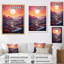 «Bengiman Sunset Horizon Pointillism II», reproduction sur toile-749014319-749014316