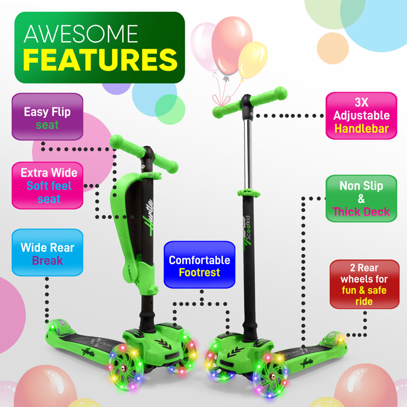 Hurtle Scooter, Green