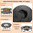 Round Steel Wood Burning Smokeless Fire Pit