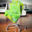 Motif fractal vert avec tourbillons - coussin abstrait imprimé-30615957-30615961
