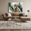 Wildlife Vervet Monkey White Canvas Wall Art