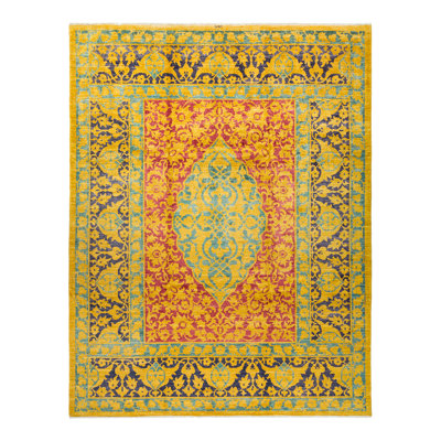 Sayat One-of-a-Kind 9' 3" X 11' 9" Hand Knotted Area Rug