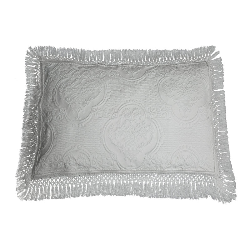 HYDE PARK Polyester Sham, White, Standard/Twin