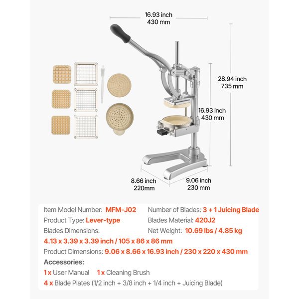 Dimensions du produit