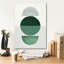 «Inentre 1 vert» par Danhui Nai, art mural sur toile-1385878743