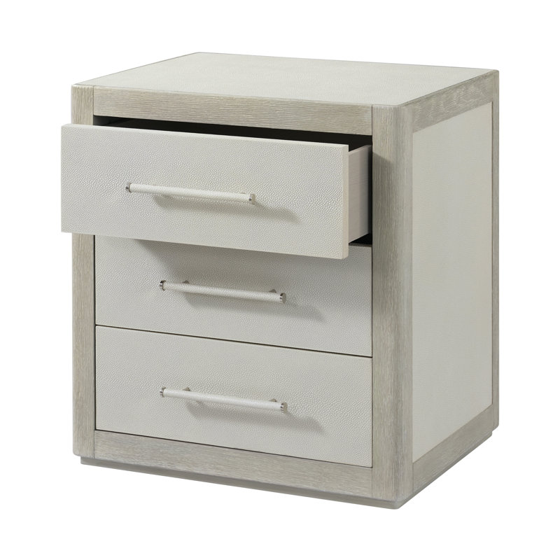 Maxwell 3 - Drawer Nightstand, Cashmere