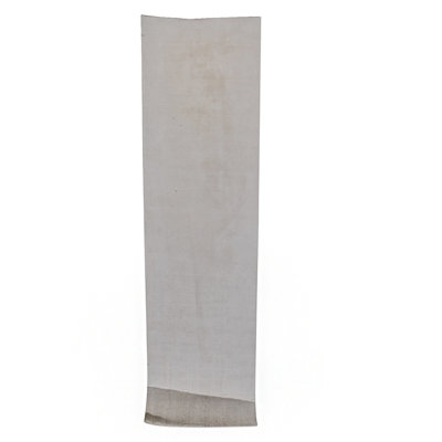 Tapis de couloir beige en laine noué à la main 2 pi 2 po x 11 pi