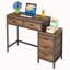 Bureau réversible de 51 po de largeur avec tiroirs-2079199041