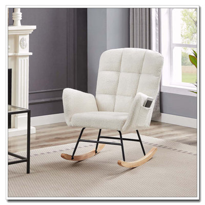 Fauteuil à bascule Teddy